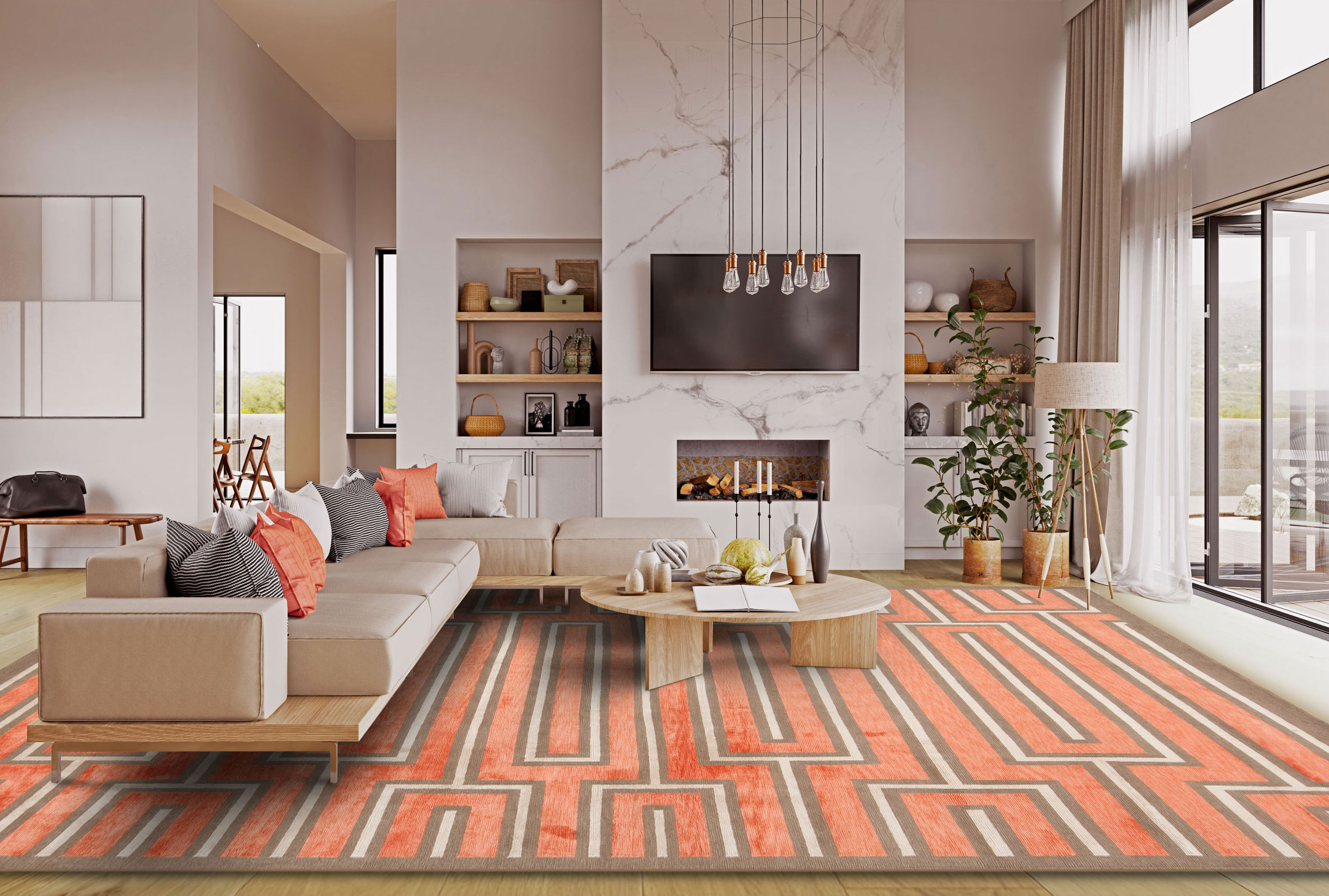 Luxury Pink Rugs for Modern Décor